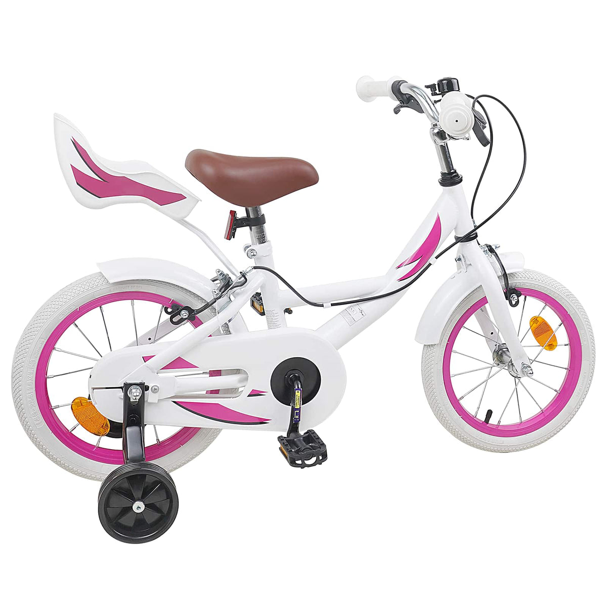 Kids Bike for 2-4 Years Old White 12 inches