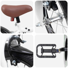 Kids Bike for 2-4 Years Old White 12 inches