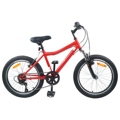 Kids Bike 6-Speed for 6-11 Years Old Red 20 inches