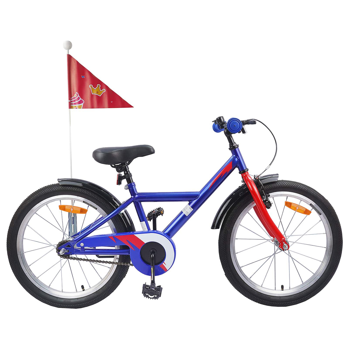Kids Bike for 2-4 Years Old Dark blue 18 inches