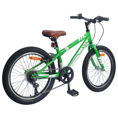 Mountain Bike 6-Speed for 5-8 Years Old Green 20 inches