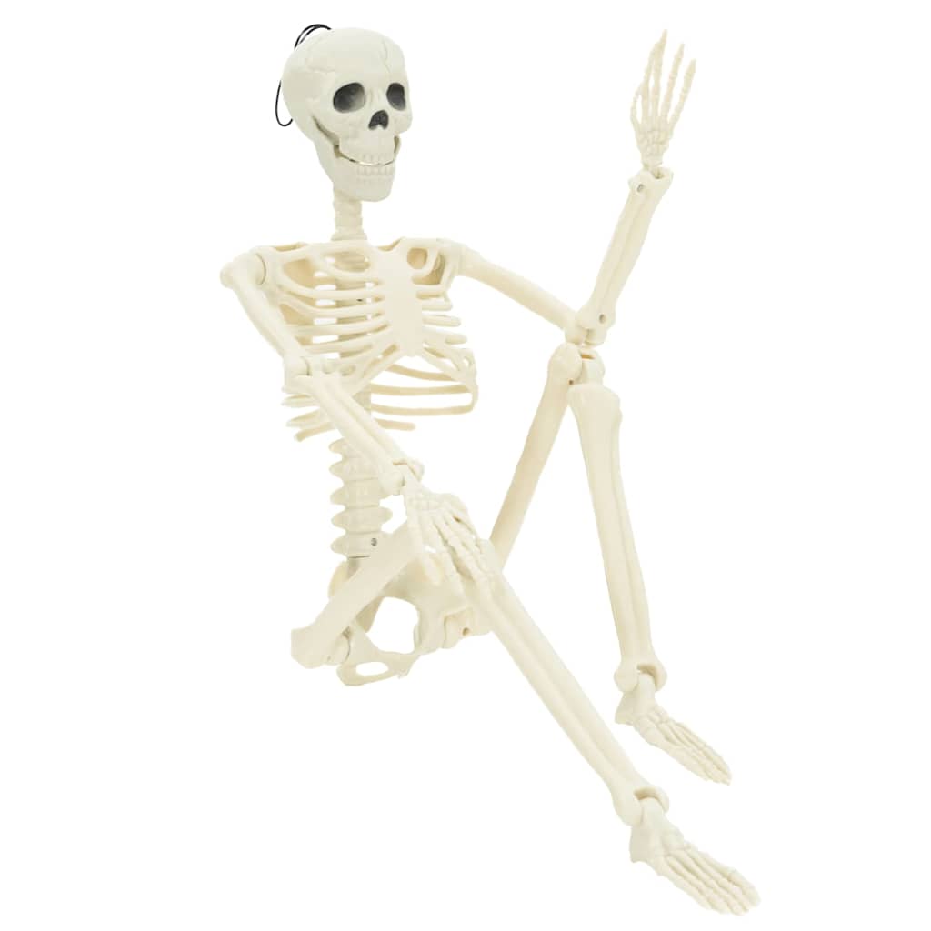 vidaXL Halloween Skeleton 2 pcs White 85 cm Polypropylene 2