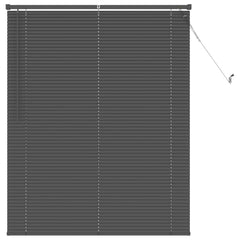 vidaXL Venetian Blind Silver Grey 150 x 120 cm 25 mm PVC 2