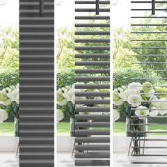 vidaXL Venetian Blind Silver Grey 213 x 130 cm 25 mm PVC 4