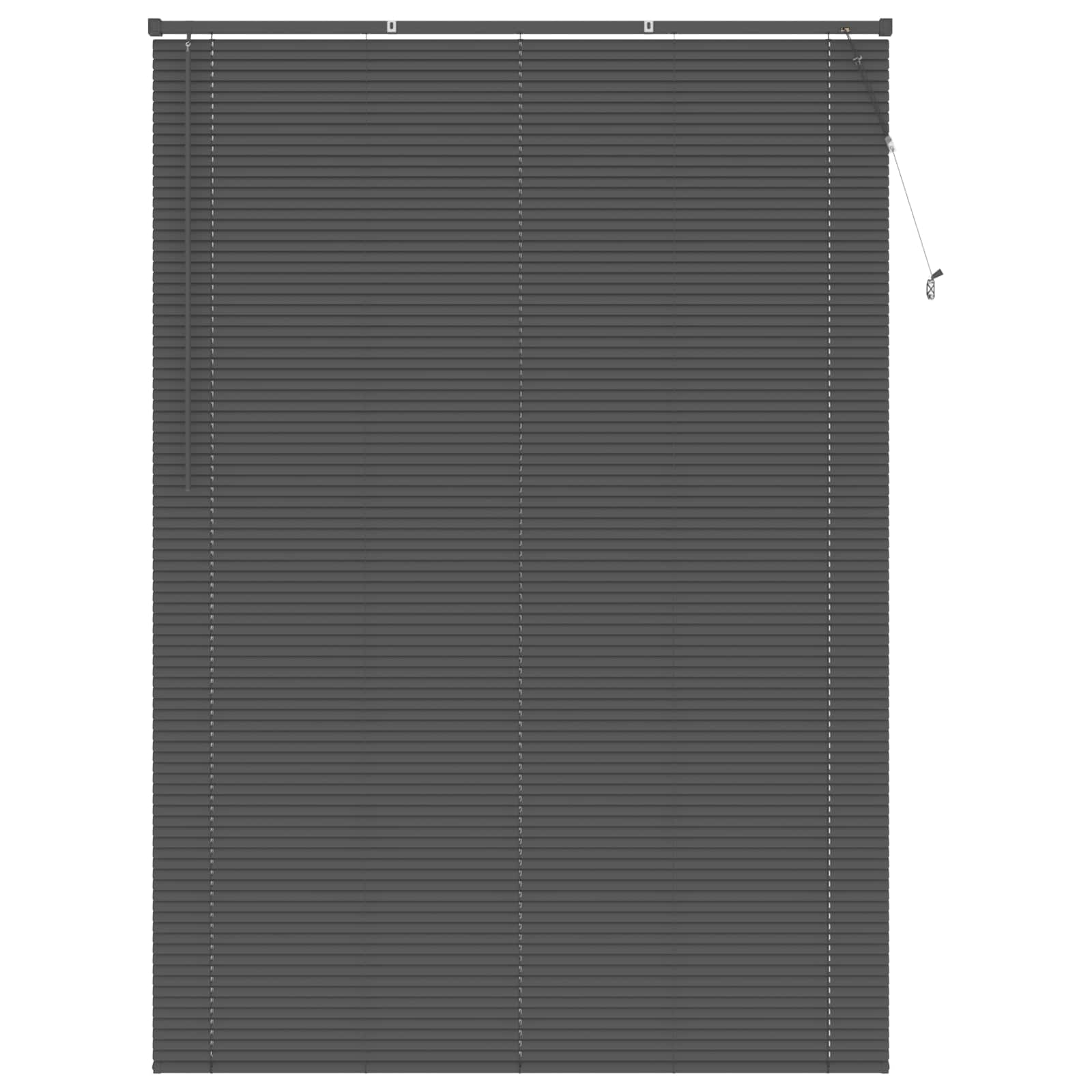 vidaXL Venetian Blind Silver Grey 213 x 130 cm 25 mm PVC 2