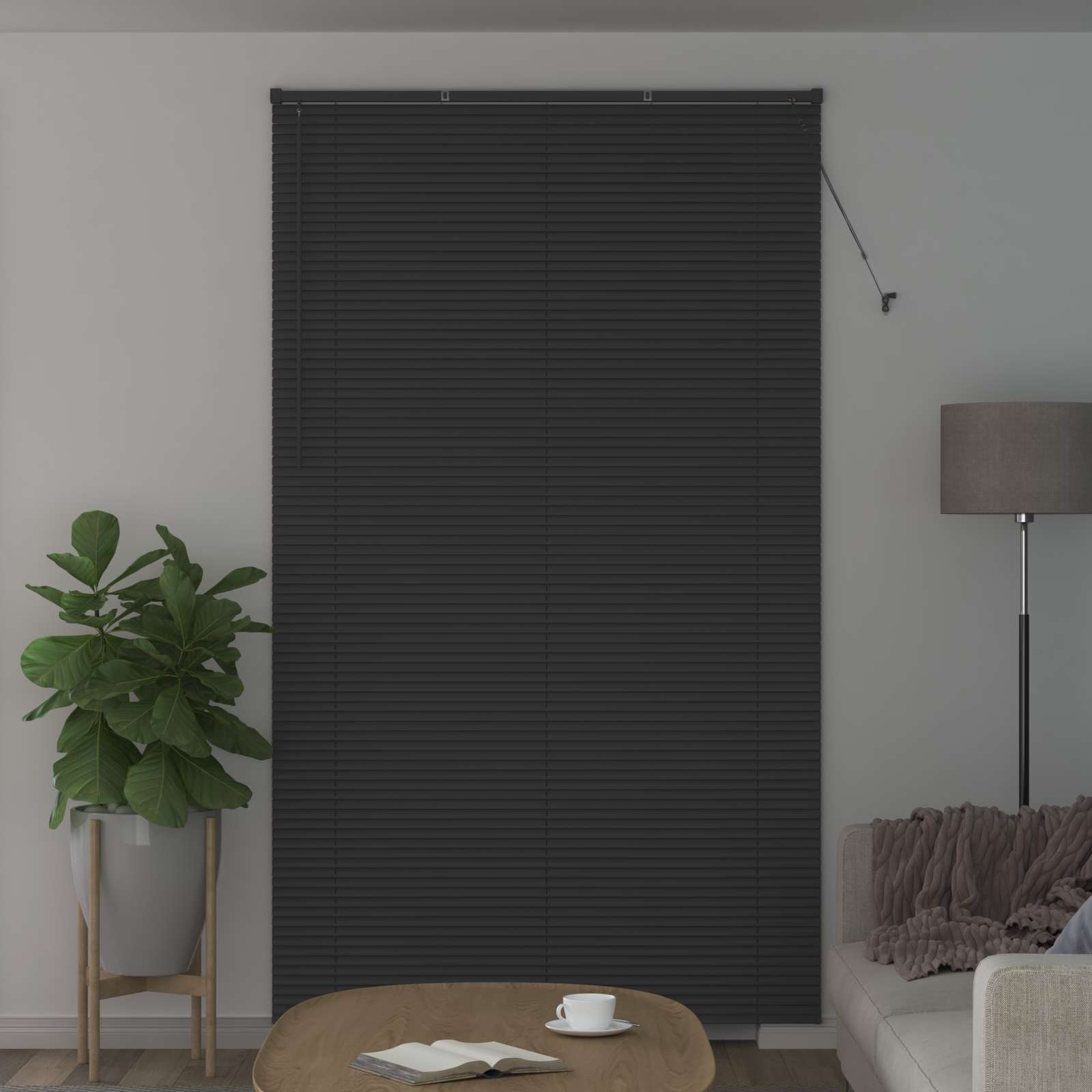 vidaXL Venetian Blind Silver Grey 213 x 140 cm 25 mm PVC 3