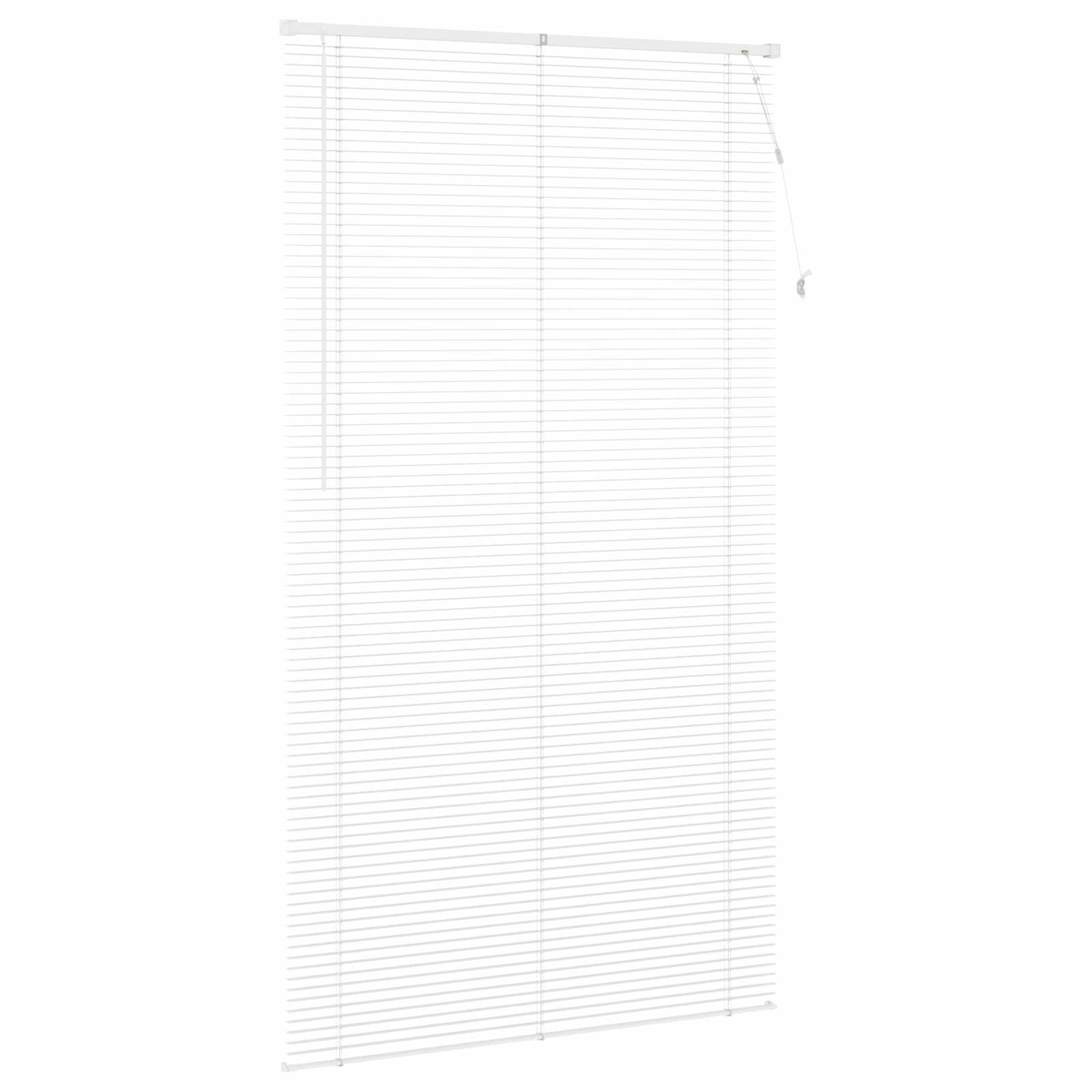 vidaXL Venetian Blind White 213 x 120 cm 25 mm PVC 5