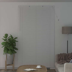 vidaXL Venetian Blind White 213 x 130 cm 25 mm PVC 3