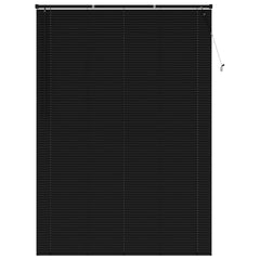 vidaXL Venetian Blind Black 213 x 150 cm 25 mm PVC 2