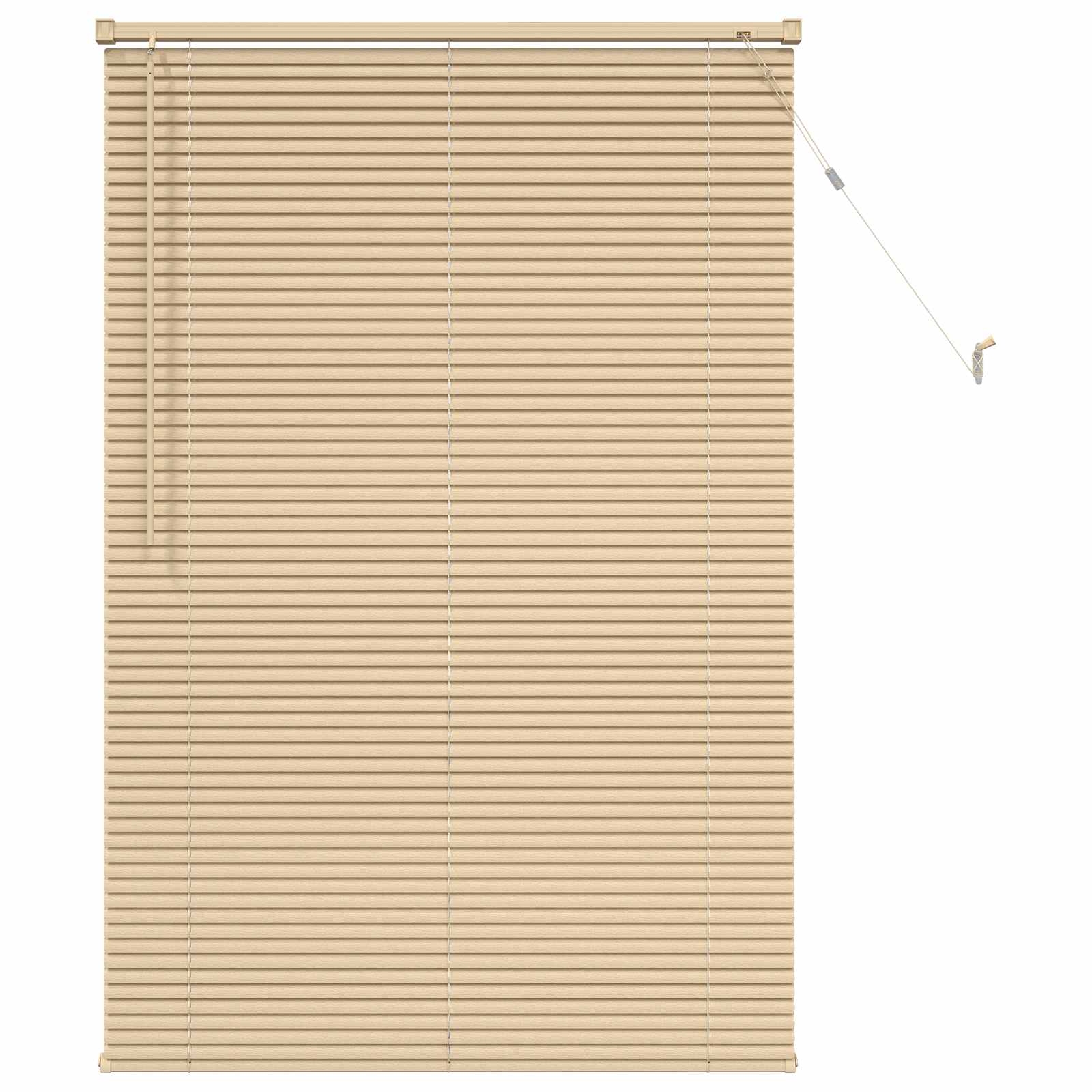 vidaXL Venetian Blind Light Brown with Pattern 150 x 90 cm 25 mm PVC 2