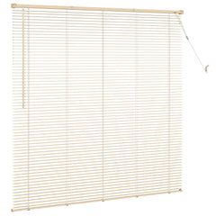 vidaXL Venetian Blind Light Brown with Pattern 150 x 130 cm 25 mm PVC 5