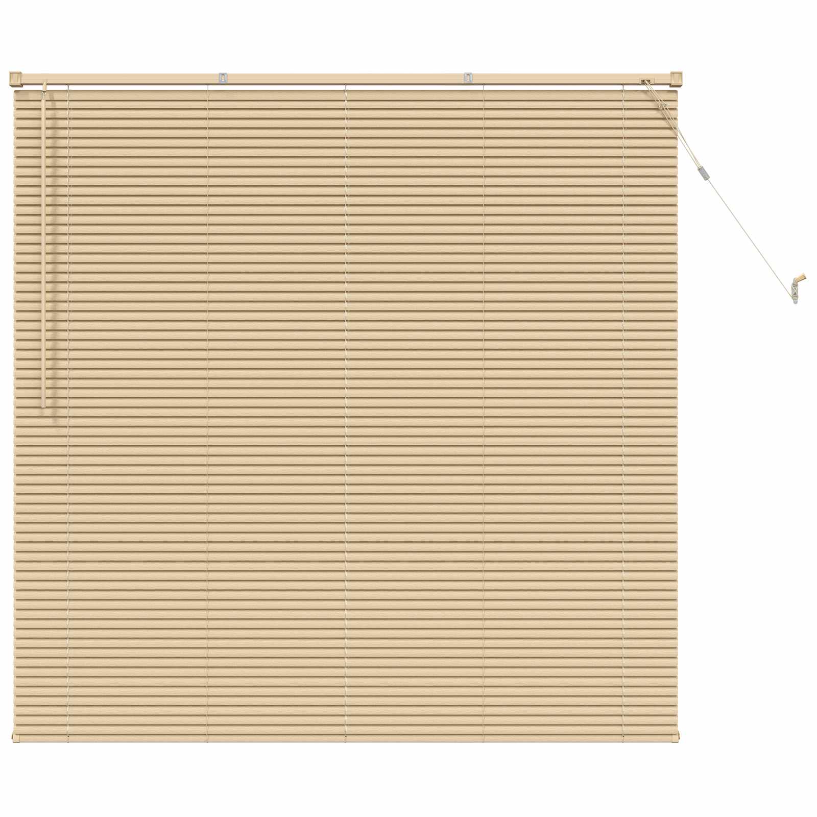 vidaXL Venetian Blind Light Brown with Pattern 150 x 150 cm 25 mm PVC 2