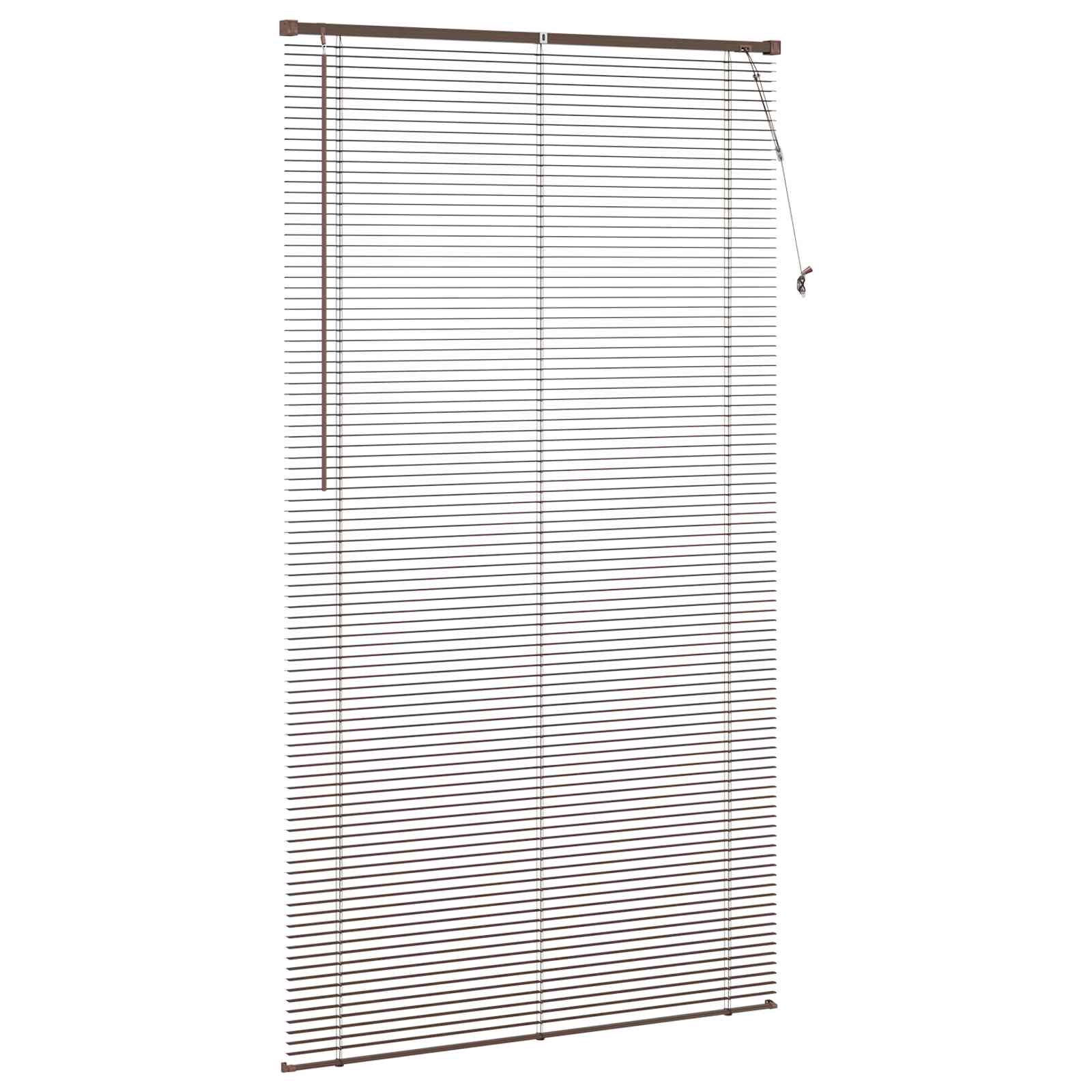 vidaXL Venetian Blind Dark Brown with Pattern 213 x 110 cm 25 mm PVC 5