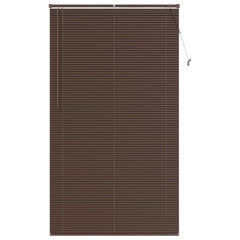 vidaXL Venetian Blind Dark Brown with Pattern 213 x 110 cm 25 mm PVC 2