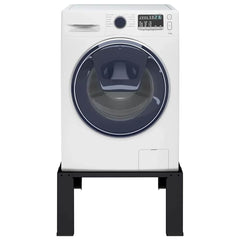 vidaXL Washing Machine Pedestal Black 64 x 55 x 32.5 cm Steel 2