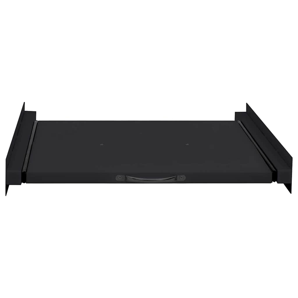 vidaXL Washing Machine Intermediate Shelf Black 60 x 60 x 8 cm Steel 4