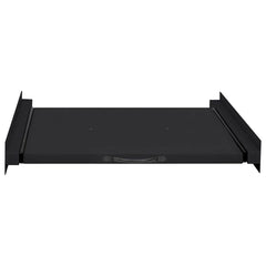 vidaXL Washing Machine Intermediate Shelf Black 60 x 60 x 8 cm Steel 4