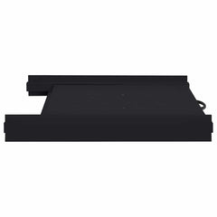vidaXL Washing Machine Intermediate Shelf Black 60 x 60 x 8 cm Steel 5