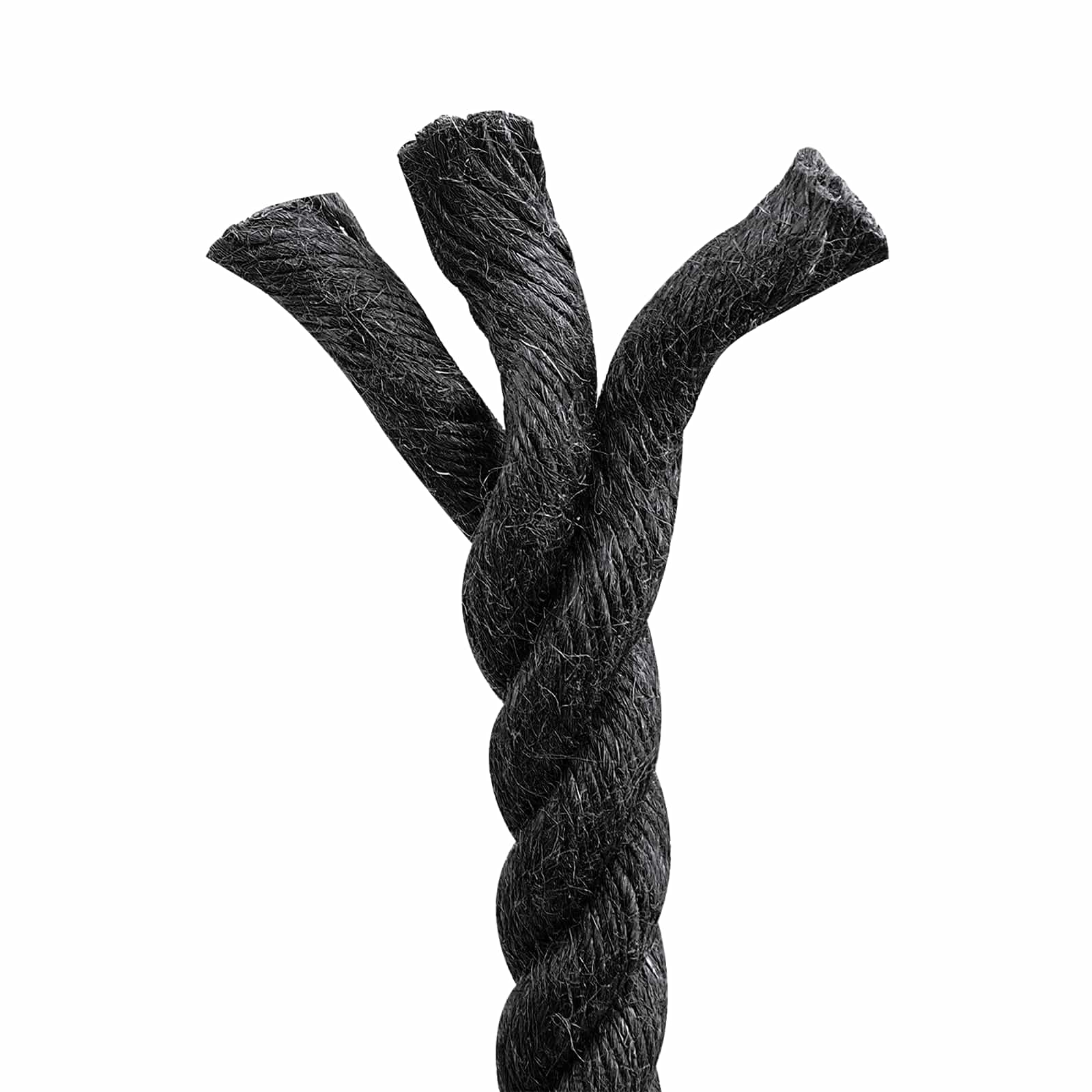 vidaXL Jute Rope 16 mm Black 100% Tossa jute 5
