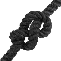 vidaXL Jute Rope 20 mm Black 100% Tossa jute 4
