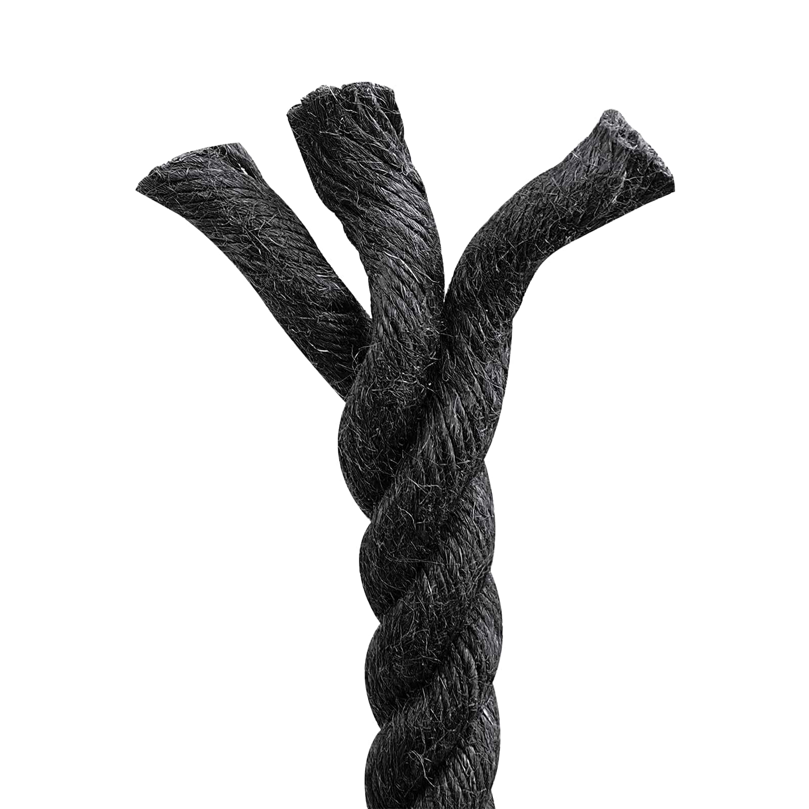 vidaXL Jute Rope 20 mm Black 100% Tossa jute 5