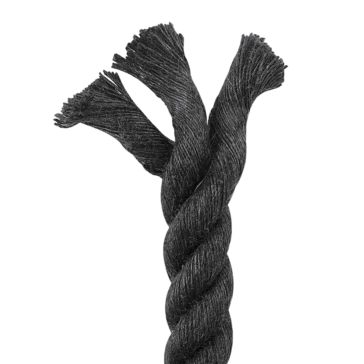 Jute Rope 300 mm 100% Tossa jute Black Length 10 m 36 mm