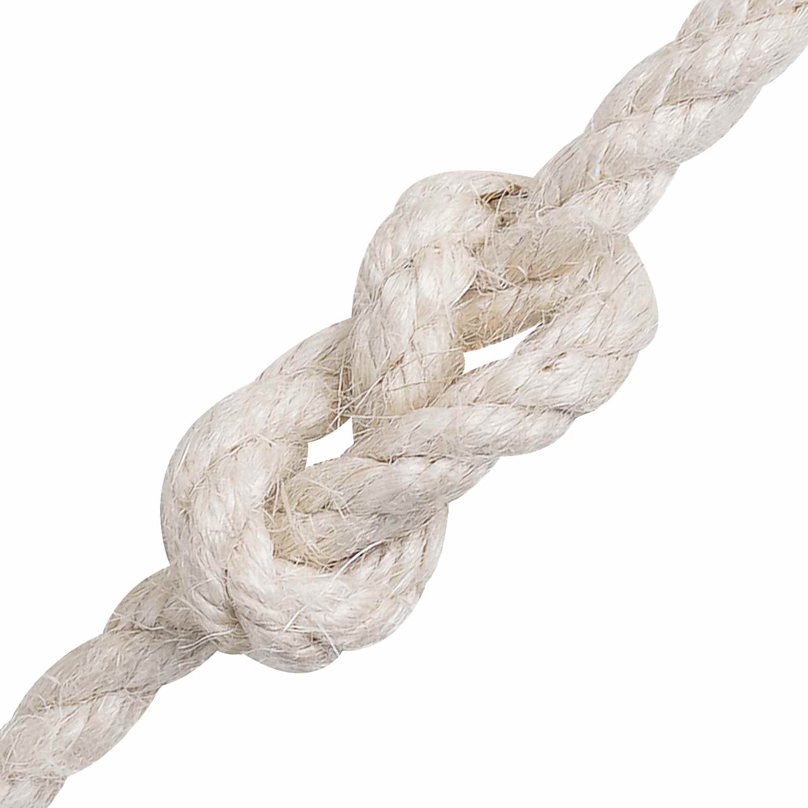 vidaXL Jute Rope 8 mm White 100% Tossa jute 4