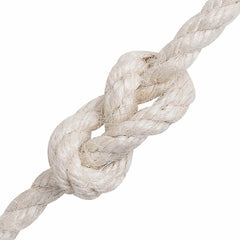 vidaXL Jute Rope 8 mm White 100% Tossa jute 4
