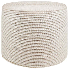 vidaXL Jute Rope 8 mm White 100% Tossa jute 2