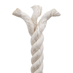 vidaXL Jute Rope 20 mm White 100% Tossa jute 4