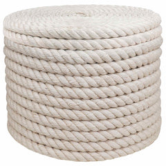 vidaXL Jute Rope 20 mm White 100% Tossa jute 2