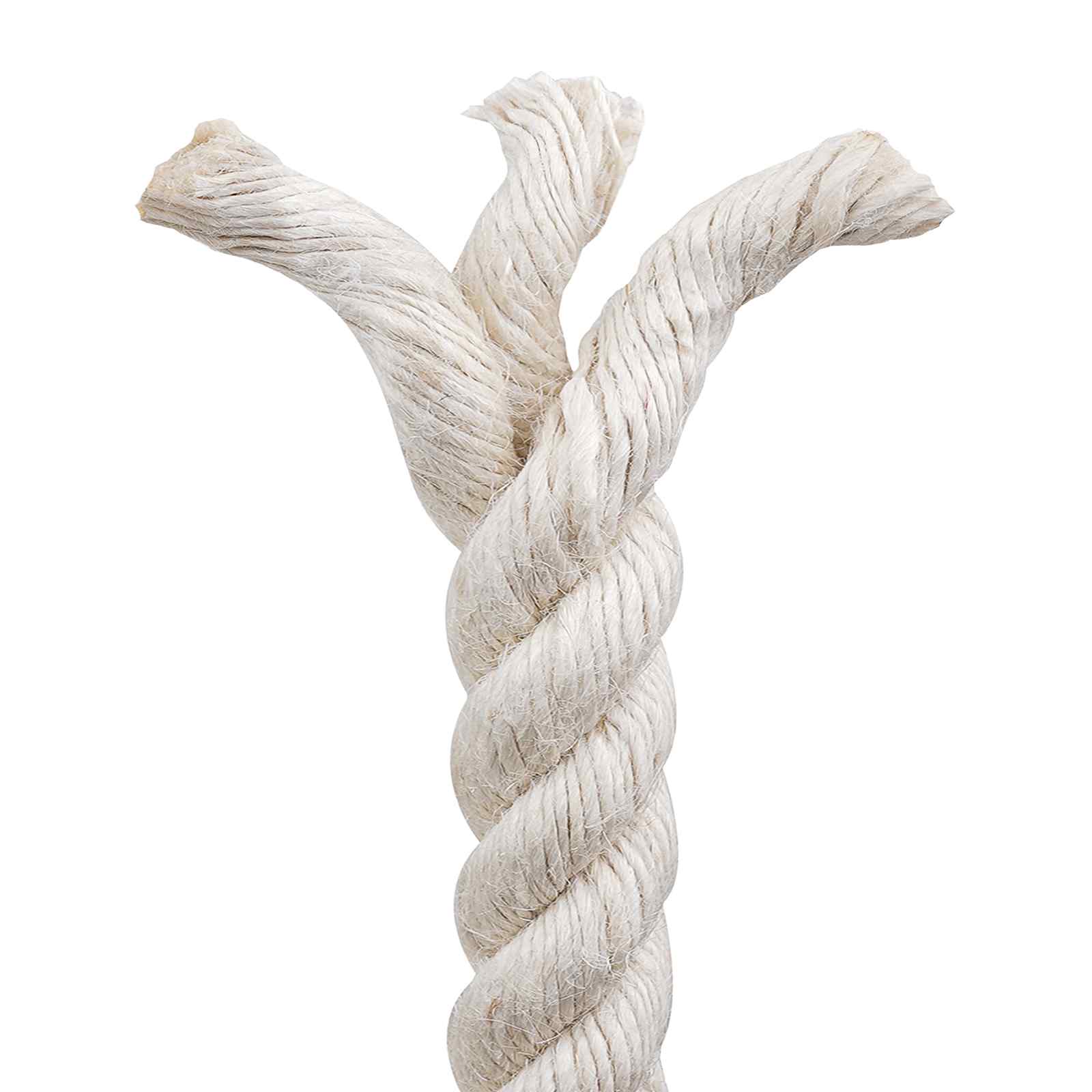vidaXL Jute Rope 40 mm White 100% Tossa jute 4
