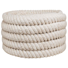 vidaXL Jute Rope 40 mm White 100% Tossa jute 2