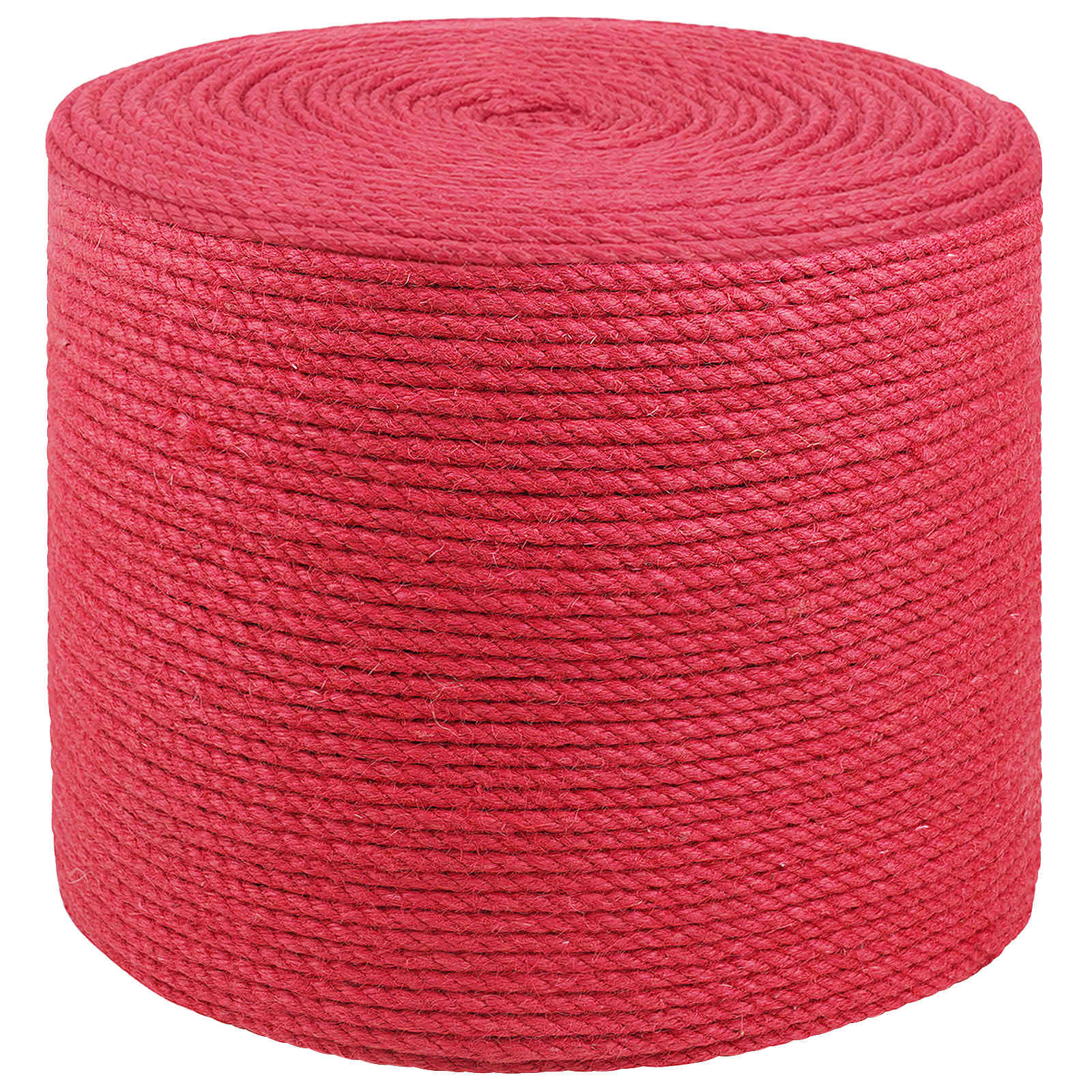 vidaXL Jute Rope 8 mm Red 100% Tossa jute 2
