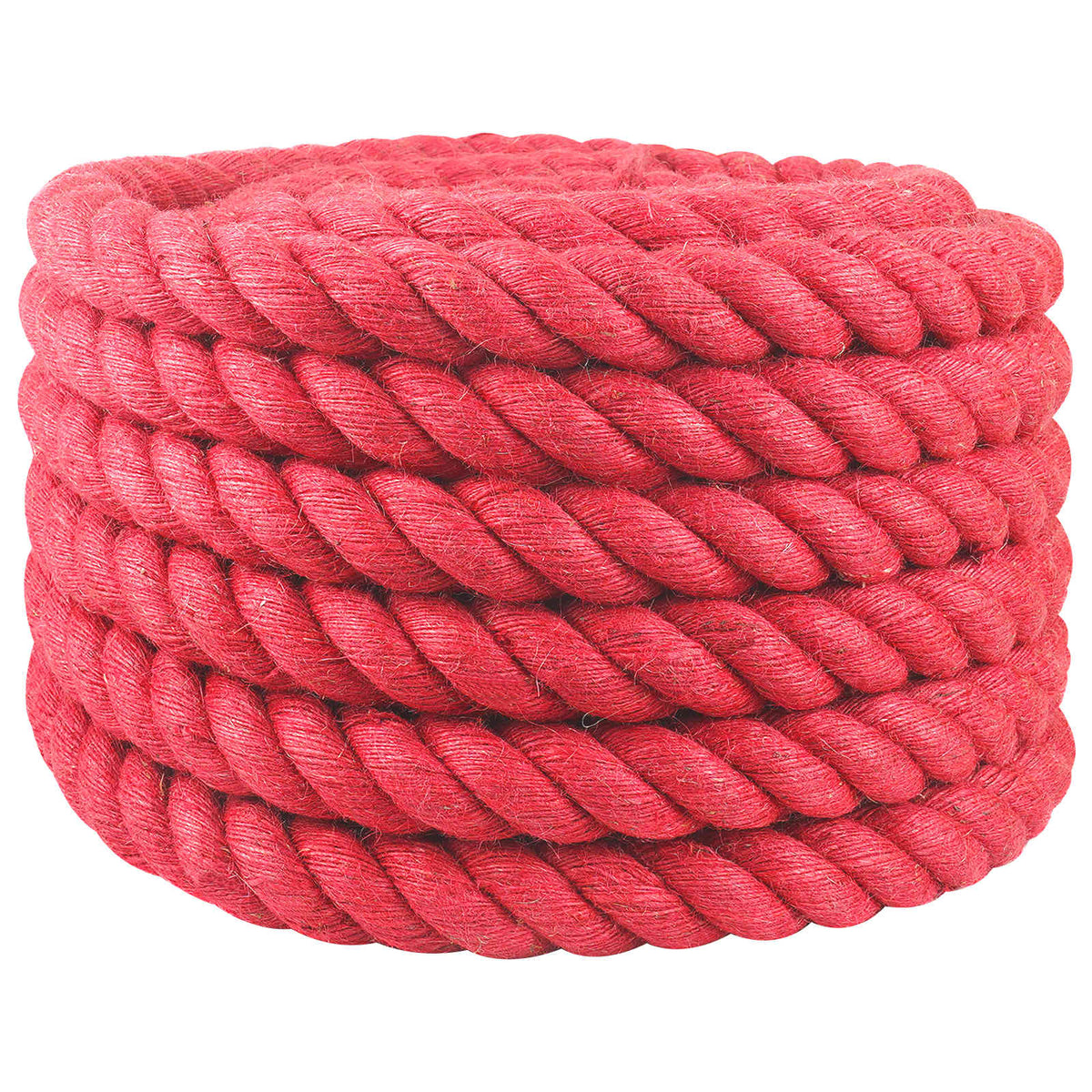 Jute Rope 100% Tossa Jute Red
