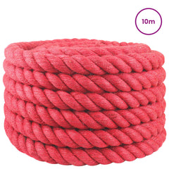Jute Rope 100% Tossa Jute Red