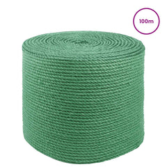 vidaXL 10 pcs 2 mm Green 100% Tossa jute 3