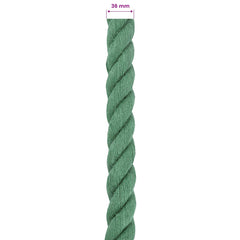 vidaXL Jute Rope 36 mm Green 100% Tossa jute 6