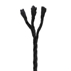 vidaXL Cotton Twine 10 pcs 2 mm 100 m Black 100% Cotton 6