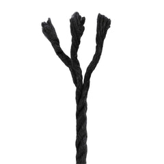 vidaXL Cotton Twine 4 mm 250 m Black 100% Cotton 5