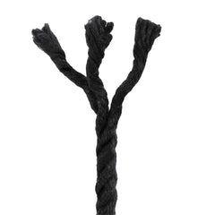 vidaXL Cotton Rope 8 mm 100 m Black 100% Cotton 5