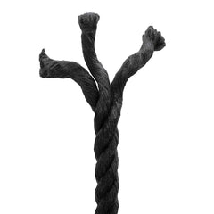 vidaXL Cotton Rope 10 mm 50 m Black 100% Cotton 5