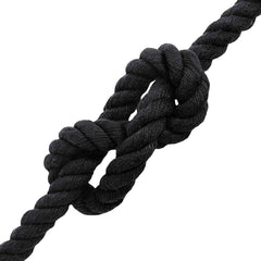 vidaXL Cotton Rope 16 mm 50 m Black 100% Cotton 4