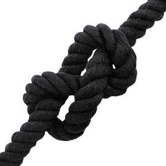 vidaXL Cotton Rope 24 mm 25 m Black 100% Cotton 4
