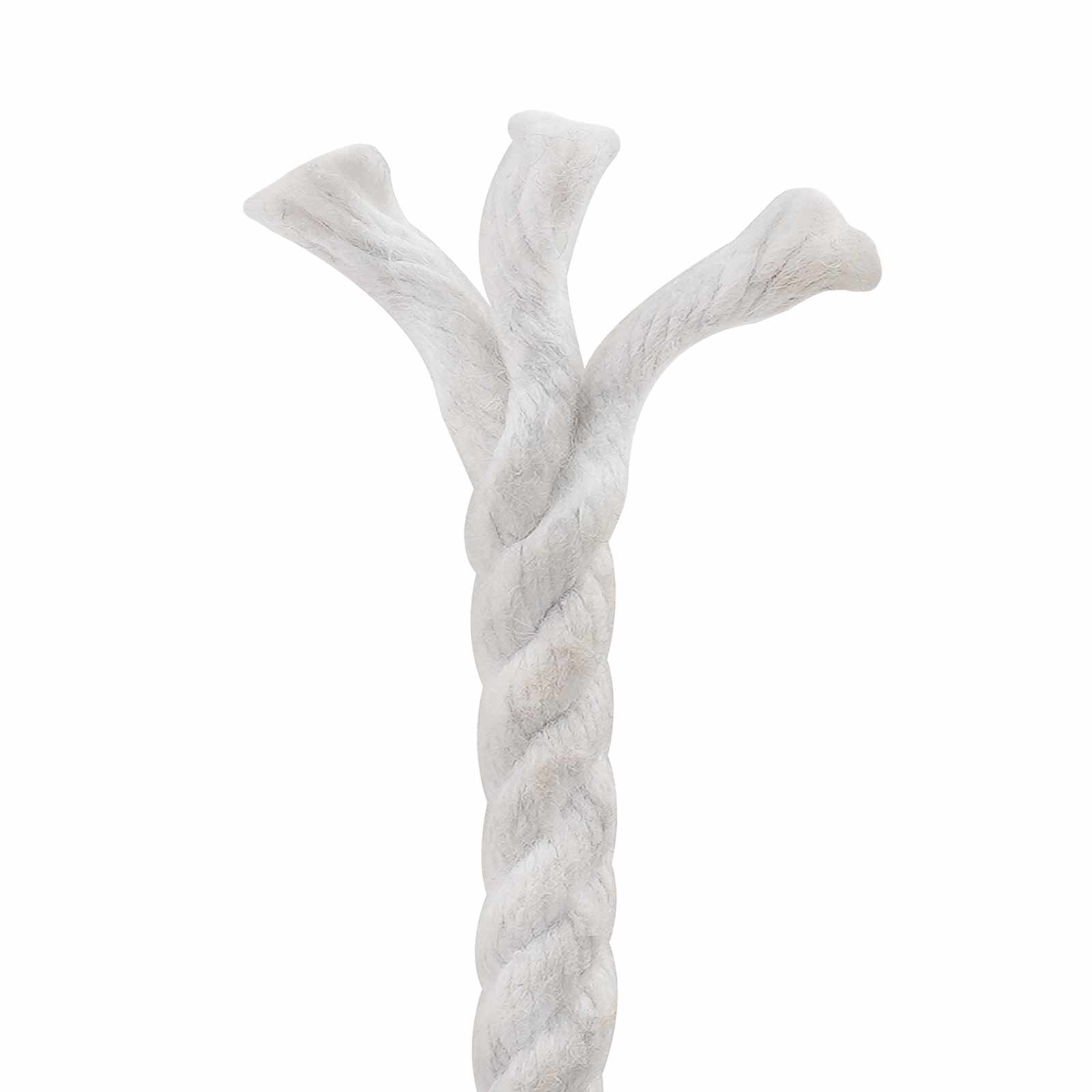 vidaXL Cotton Rope 8 mm 100 m White 100% Cotton 5