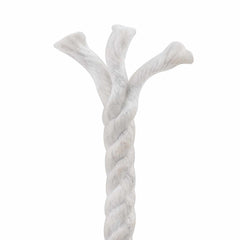 vidaXL Cotton Rope 8 mm 100 m White 100% Cotton 5