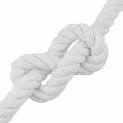 vidaXL Cotton Rope 16 mm 50 m White 100% Cotton 4