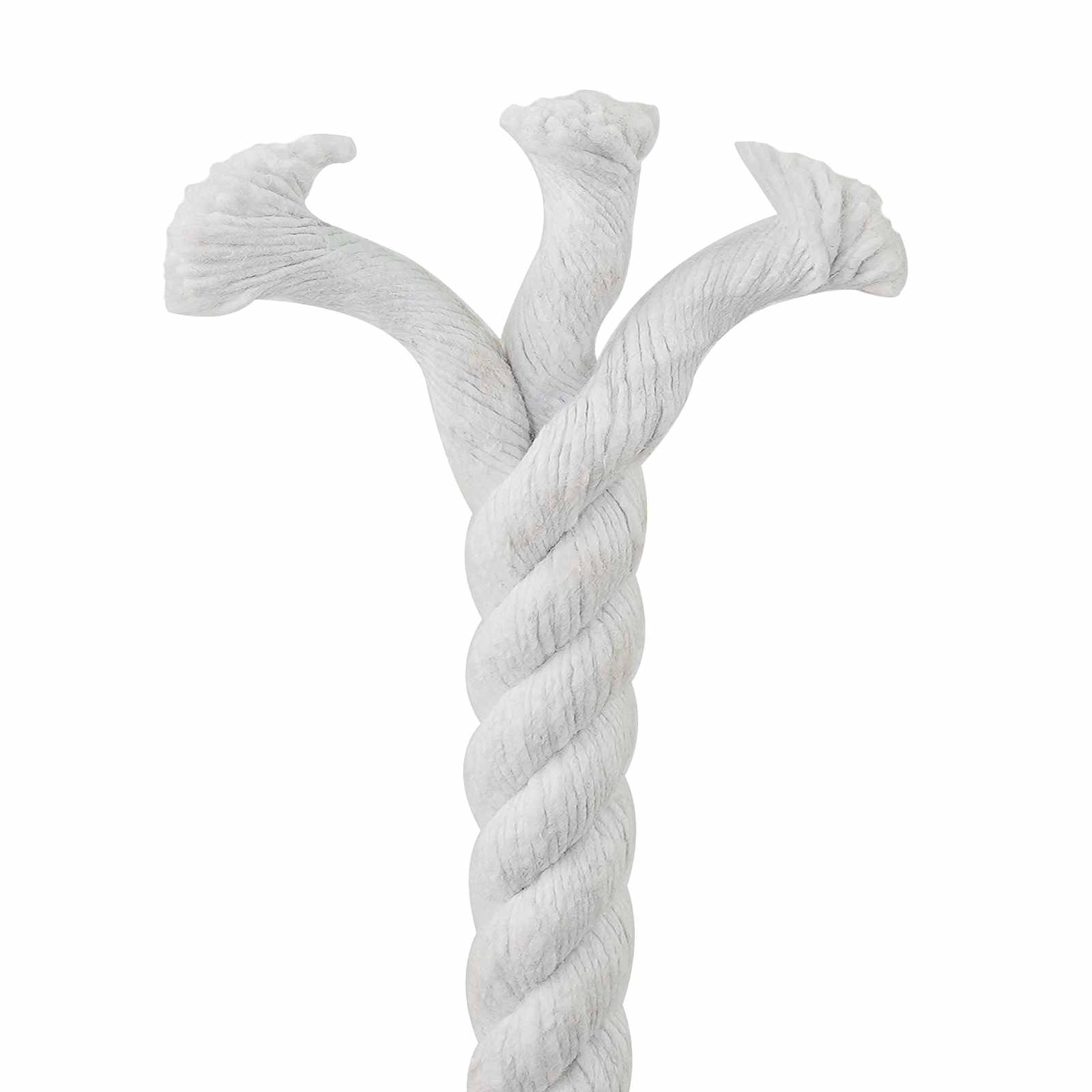 vidaXL Cotton Rope 16 mm 50 m White 100% Cotton 5