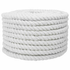 vidaXL Cotton Rope 16 mm 50 m White 100% Cotton 2