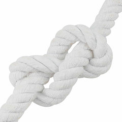 vidaXL Cotton Rope 24 mm 25 m White 100% Cotton 4